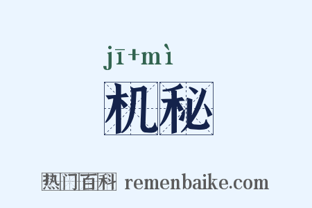 机秘是什么意思的图片